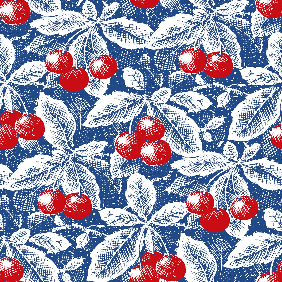 Summer Pickins - Vintage Cherry Fabric