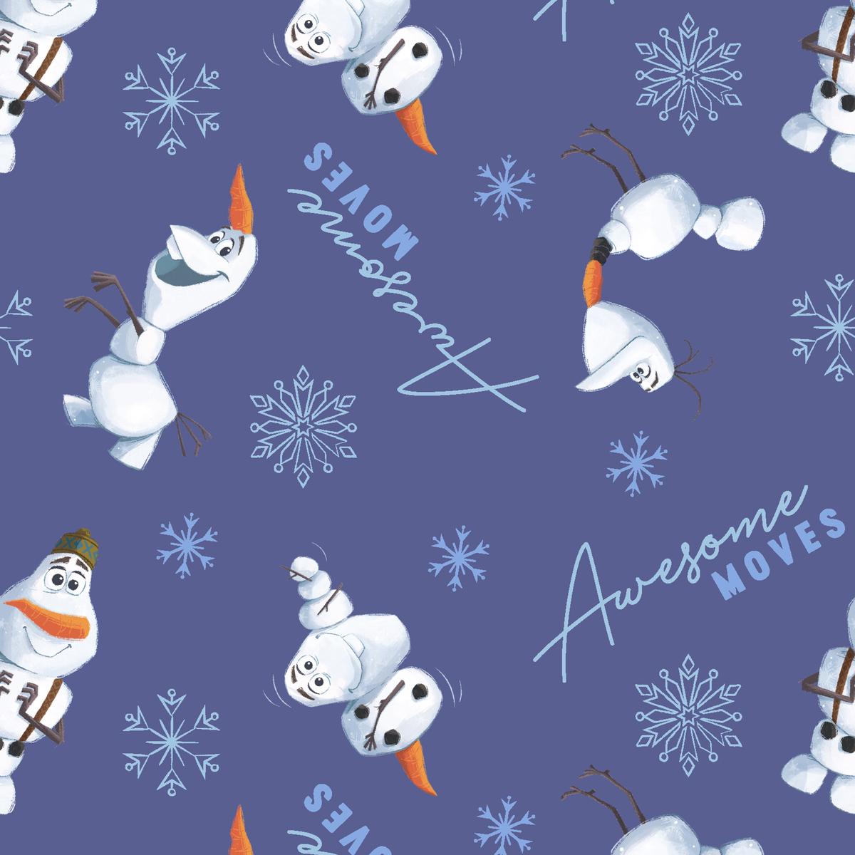 Disney Frozen Olaf in the Snow Fabric