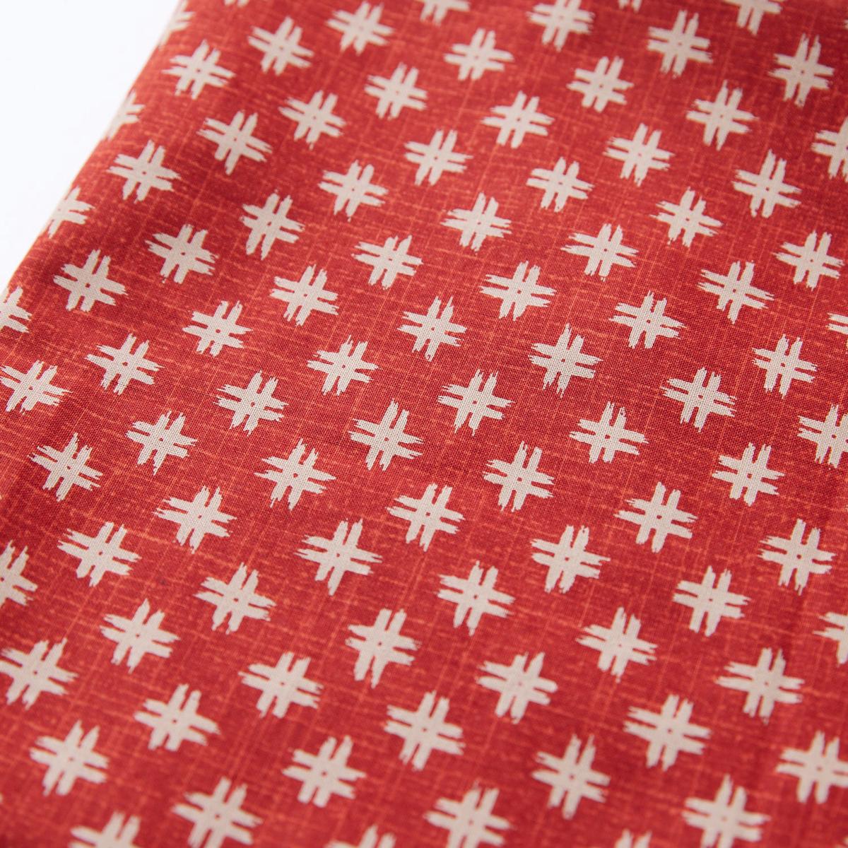 Igeta Cross Cotton Broadcloth - Red KW-3656-4