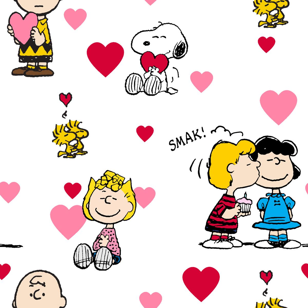 Peanuts Charlie Brown & Friends Heartfelt Moments Fabric