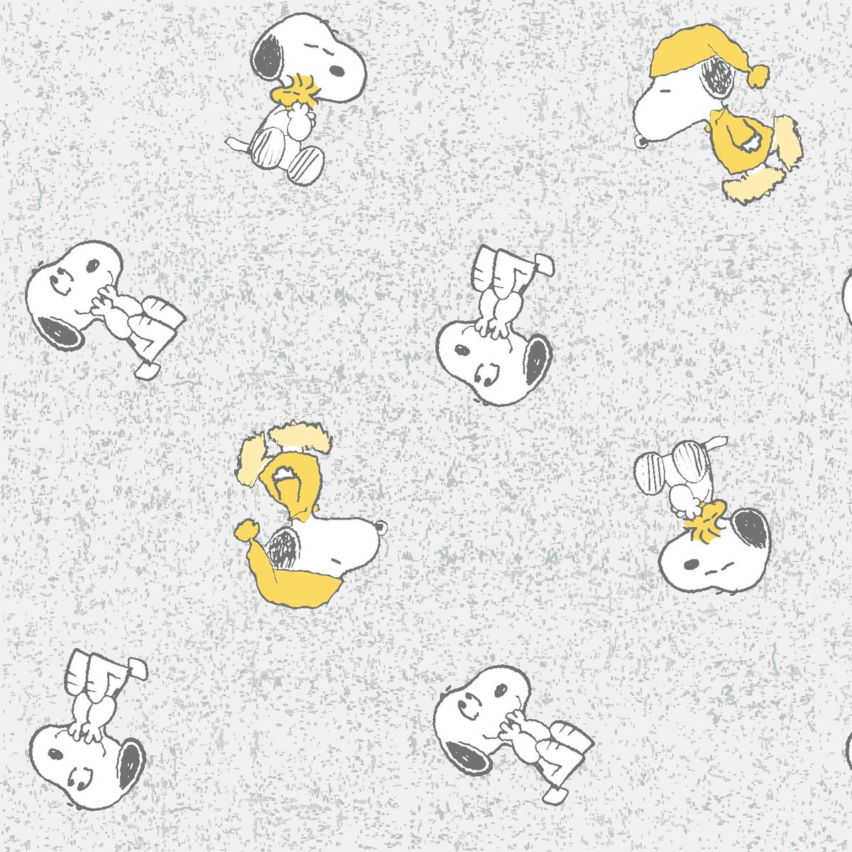 Peanuts Snoopy Poses Toss Fabric
