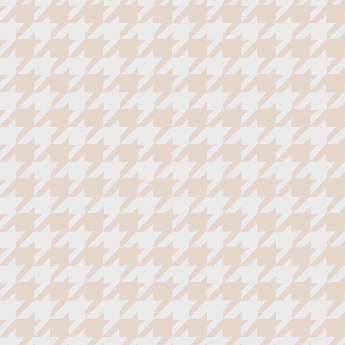 Soft Houndstooth on Blush Fabric
