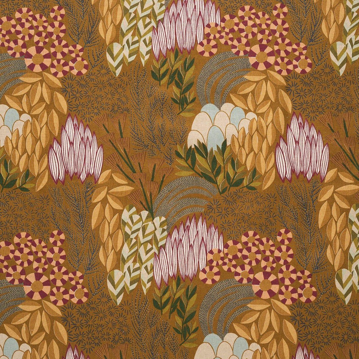 Bloom by Bookhou - Garden Cotton Linen Canvas - Brown TEKX-1400-1