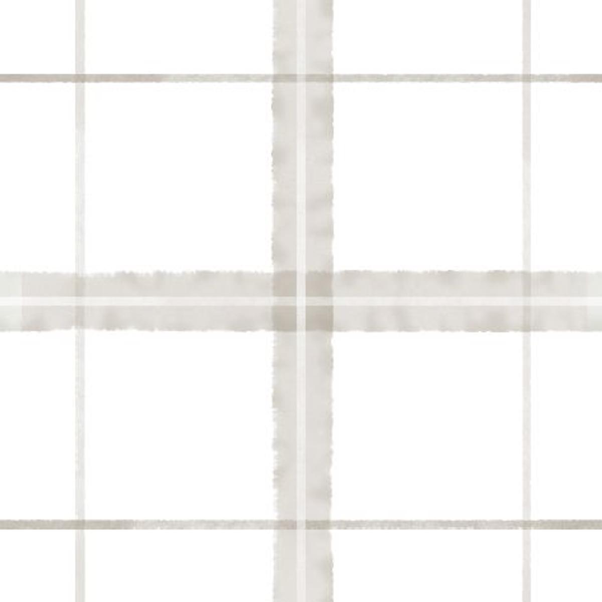 Fall Market Plaid in Beige by Nicole Tamarin Fabric