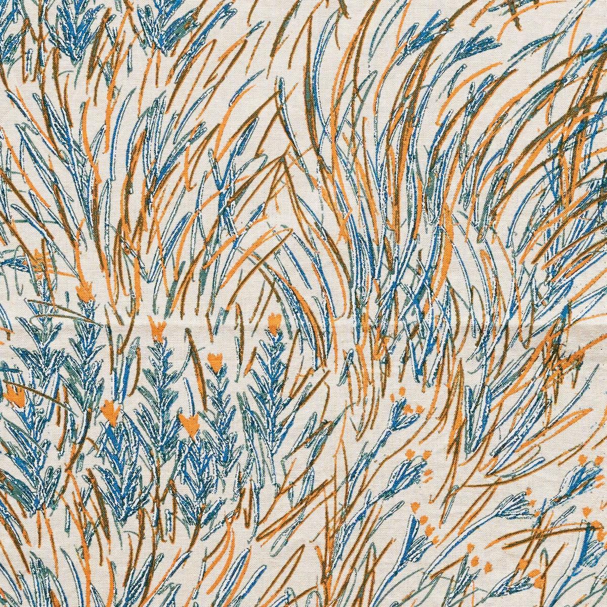 KESHIKI Harappa Cotton Linen Sheeting - Beige EKX-4820-1