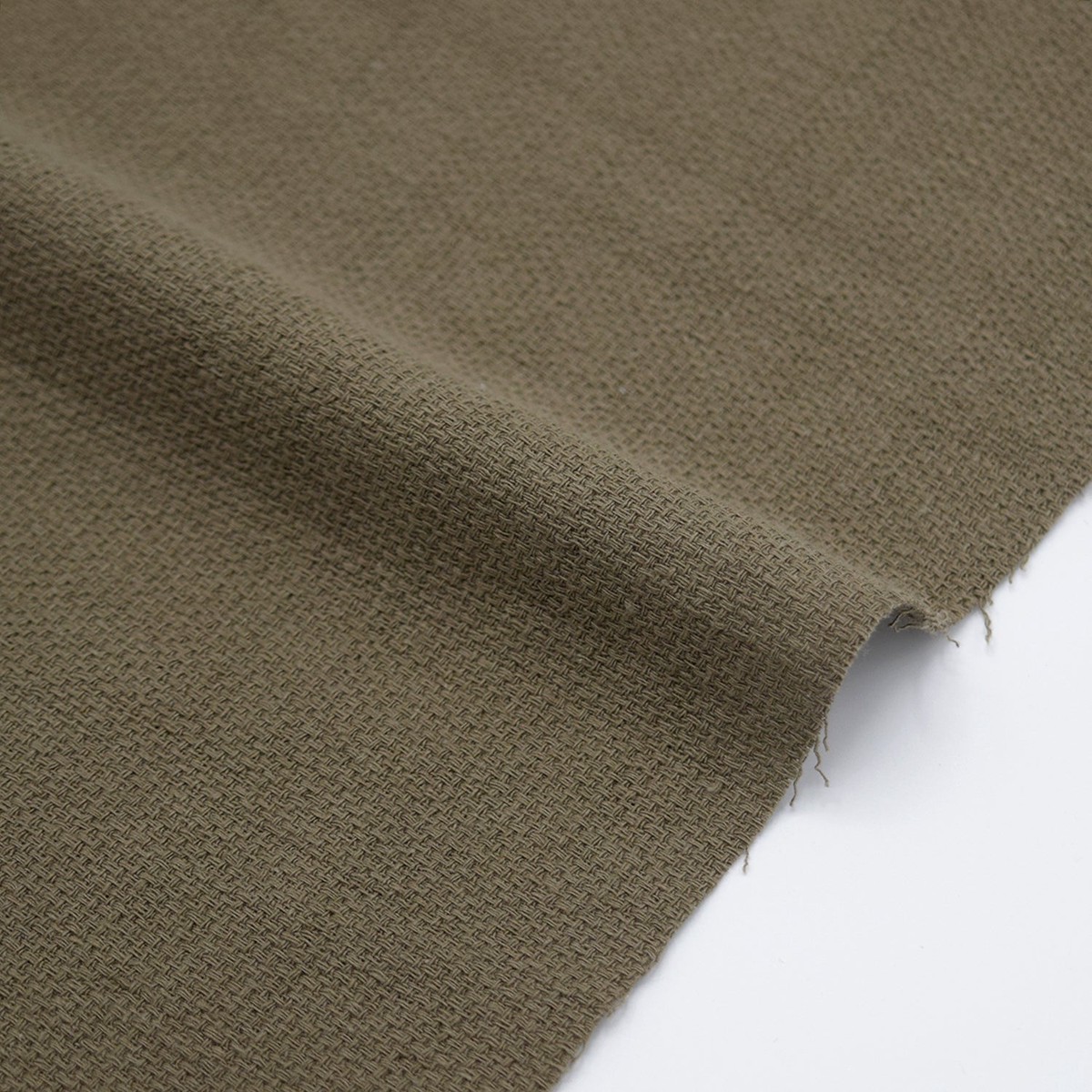 Nuno to Mono Triple Washed Cotton Dobby - Khaki YKA-682-1
