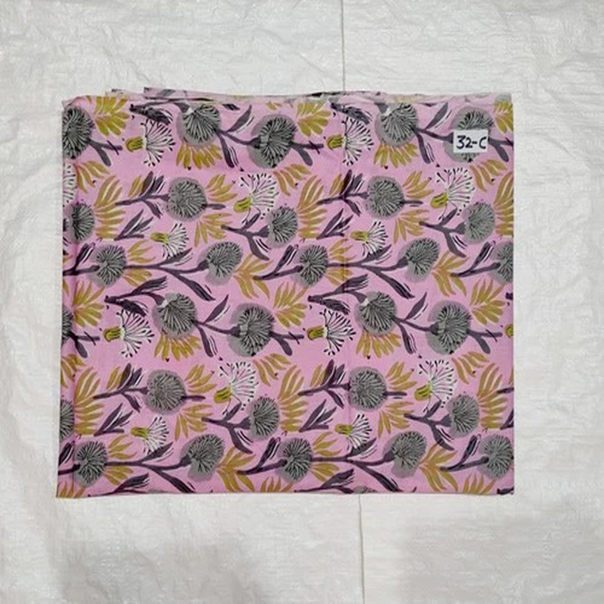 Indian Handmade Multi Floral Print Dressmaking, Sewing Running Fabric 10 Yards