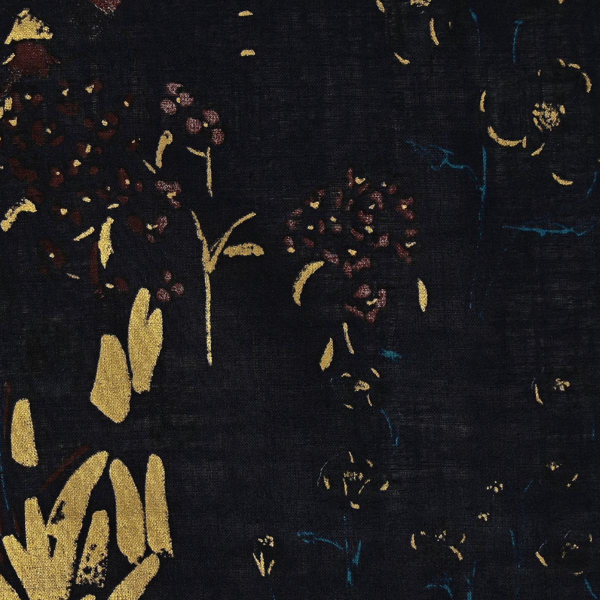 nani IRO PAL Linen Sheeting - Black EGX-11371-1