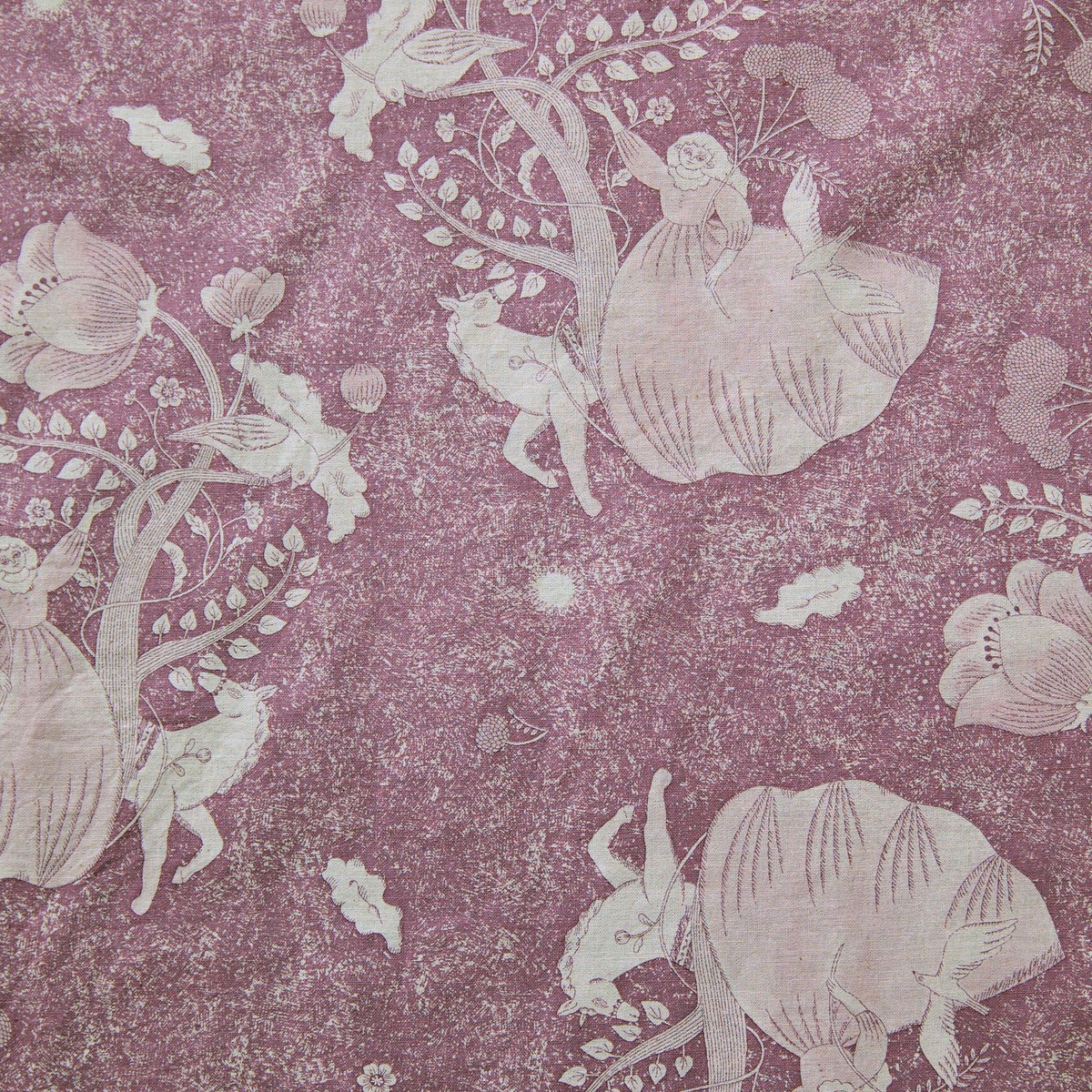 Sanae Sugimoto Midnight Dream Cotton Linen Sheeting - Pink EGX-9230-3