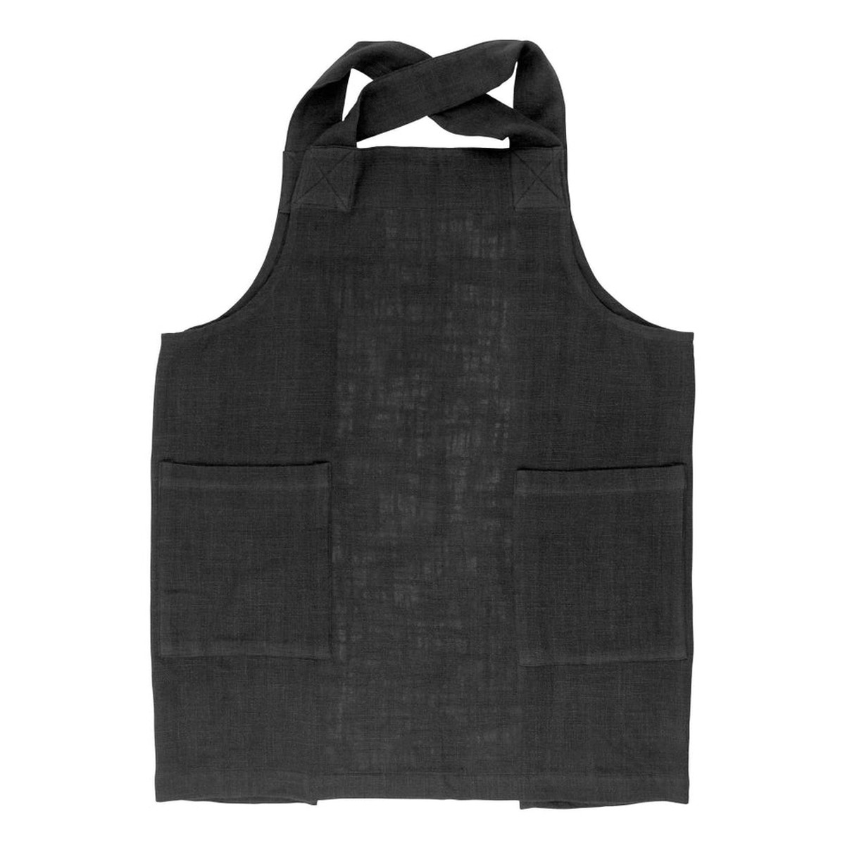 Black 42x30 Mrs A Cotton Bakers Smock Apron