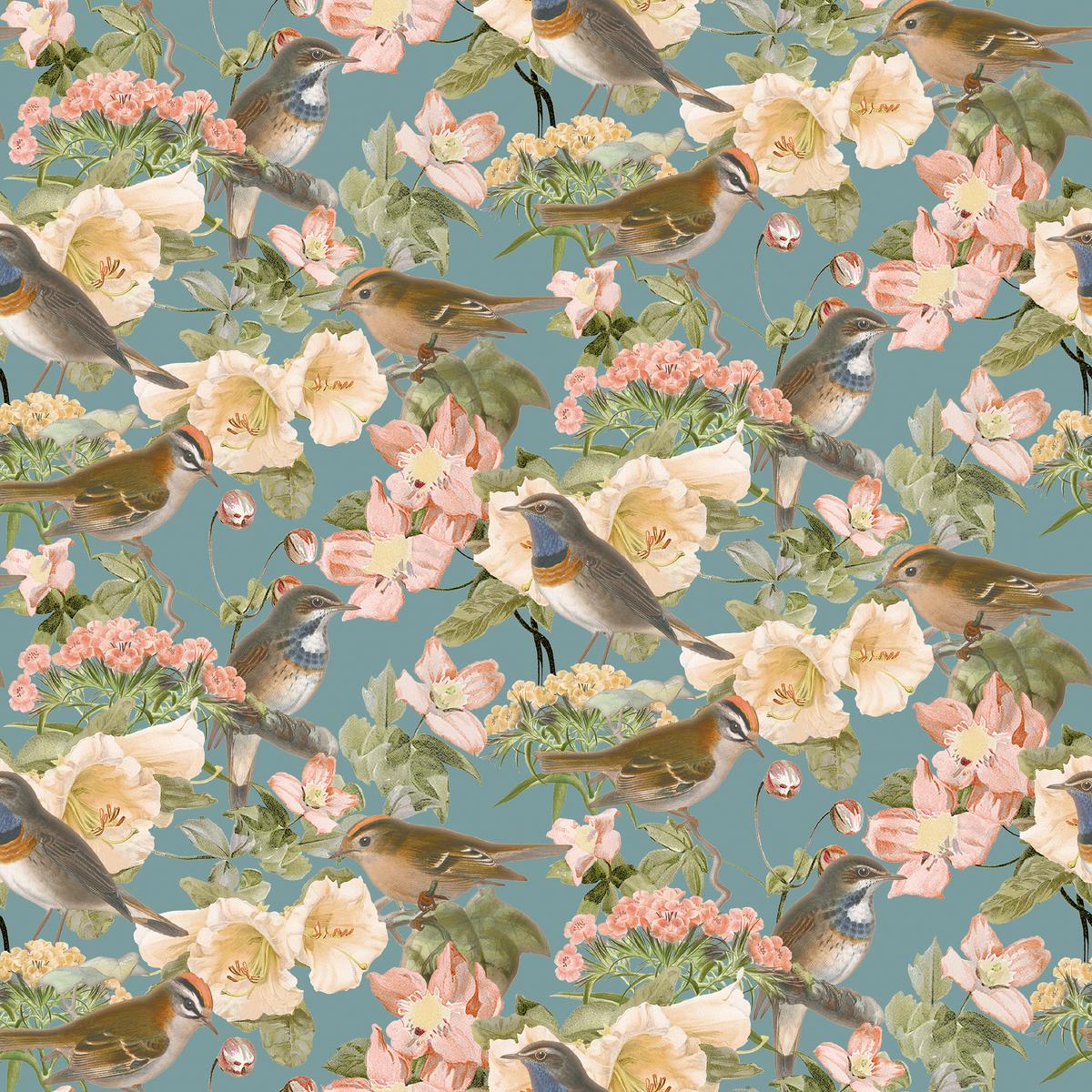 Kate Ward Thacker - Aviary Dreams - Botanical Birds Fabric