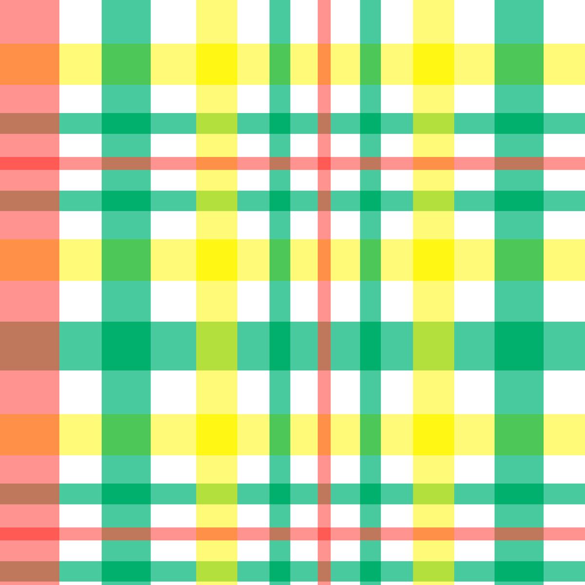 Picnic Glow Up - Bright Plaid Fabric
