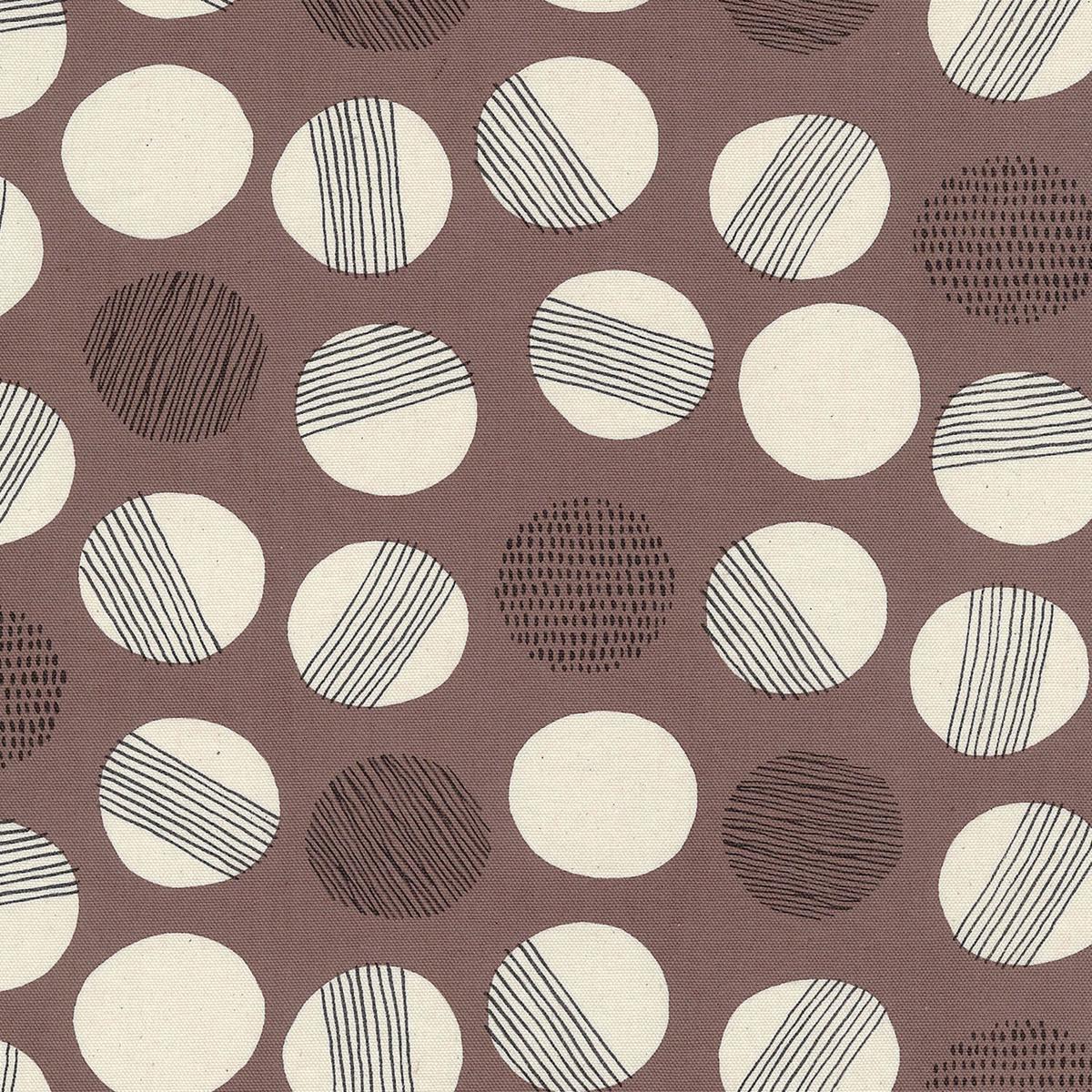 Simply Palette Polka Dot Cotton Oxford - Dark Brown YPA-69020-2