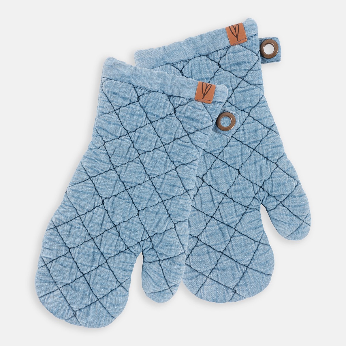 Ayesha Curry Denim Oven Mitts [Online Only]