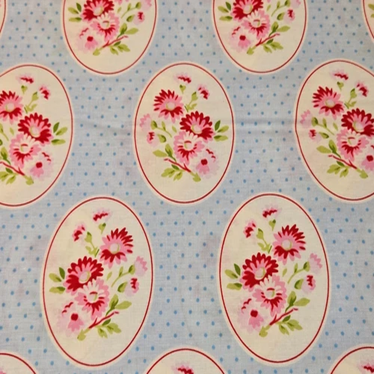 Cyprus Fruity Floral Multi  Mediterranean Greek Fabric 5488 by the half yard