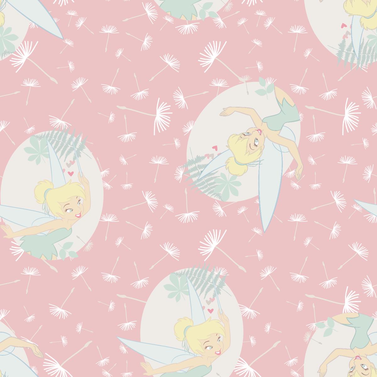 Disney Tinker Bell Dandelion Breeze Fabric