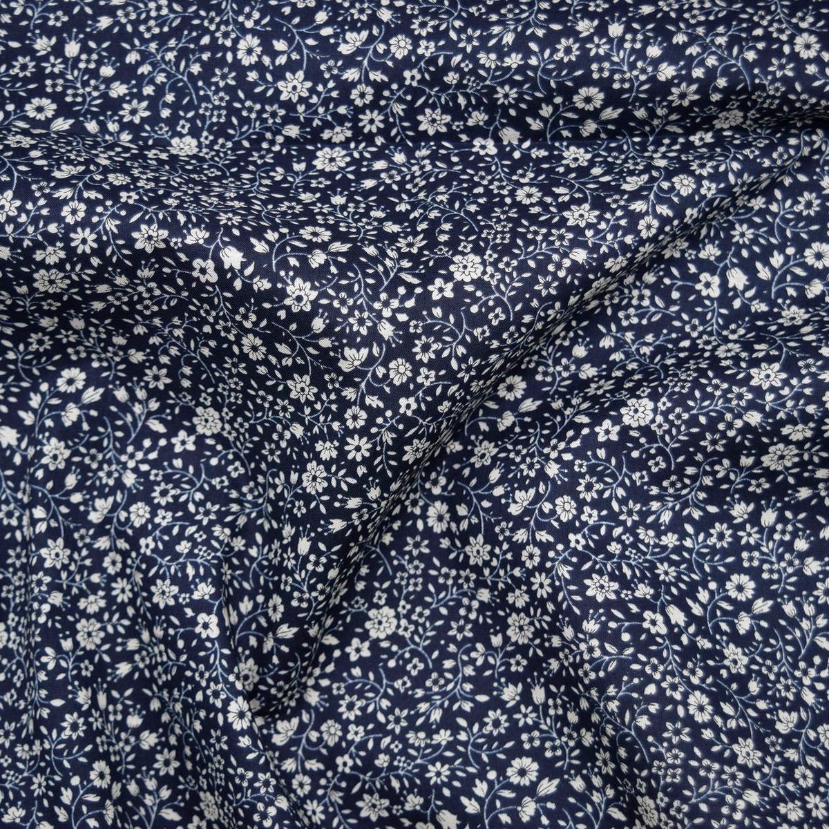 Flownny Petit Flowers Cotton Lawn - Navy NFA-1040-43