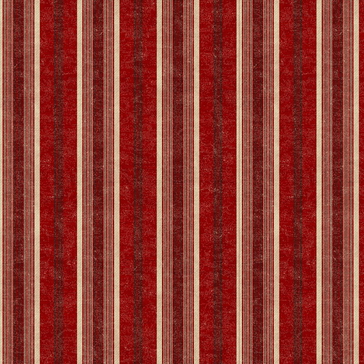 Grand Stripes on Burgundy Fabric