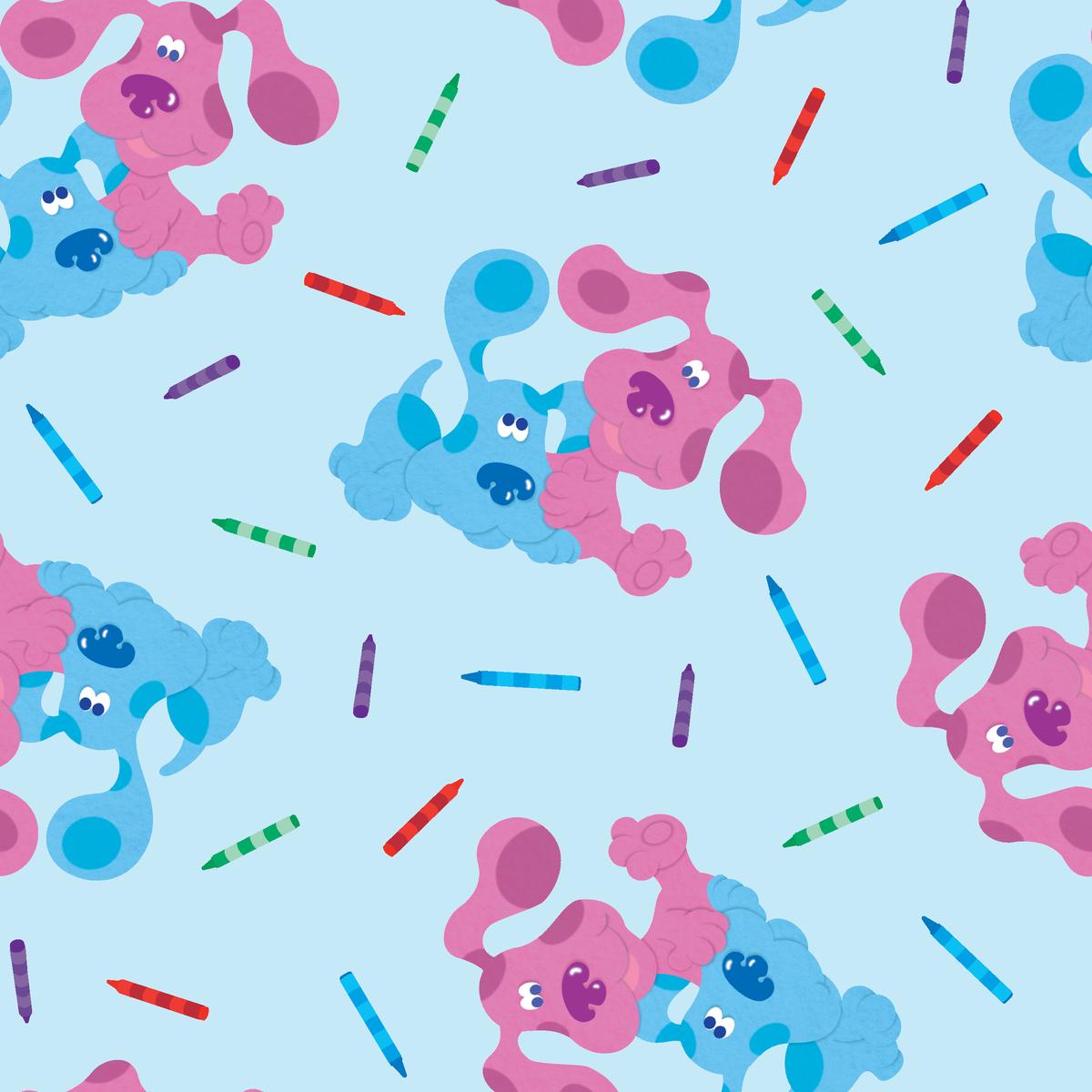 Nickelodeon Blues Clues Sweet Friendship Fabric