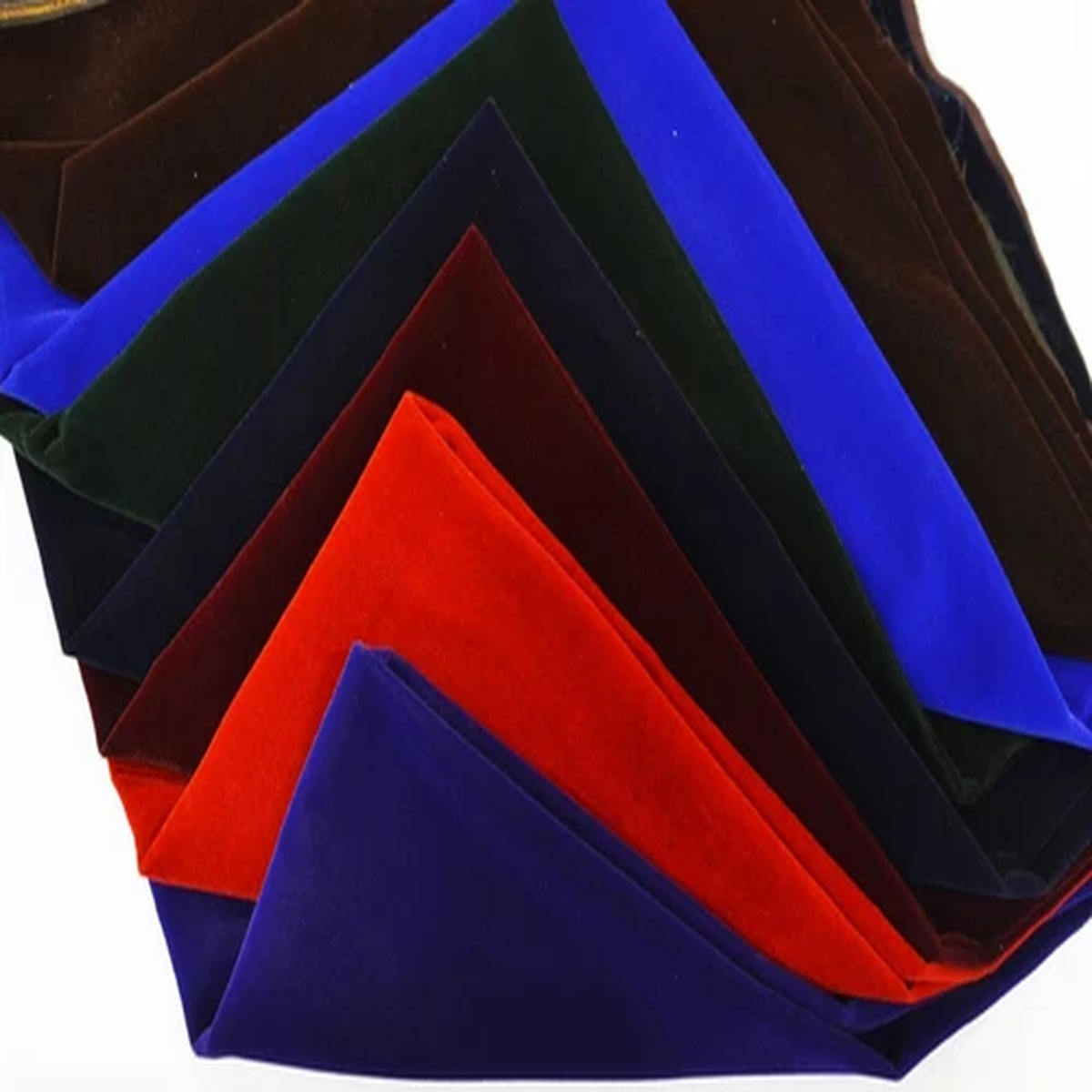 Triple Velvet Fabric by the Yard | 45" Plush Velvet Fabric | Multiple Colors |