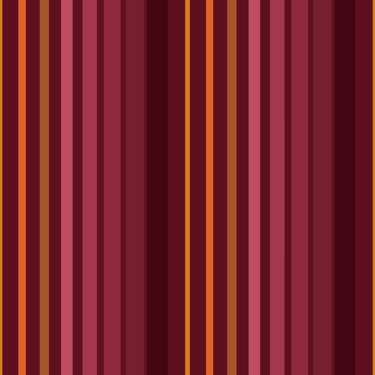 Season Stripes on Berry & Gold Fabric