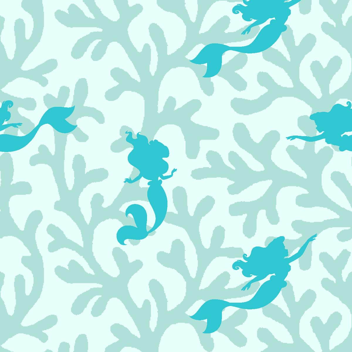 Disney Princess Ariel Coral Reef Fabric