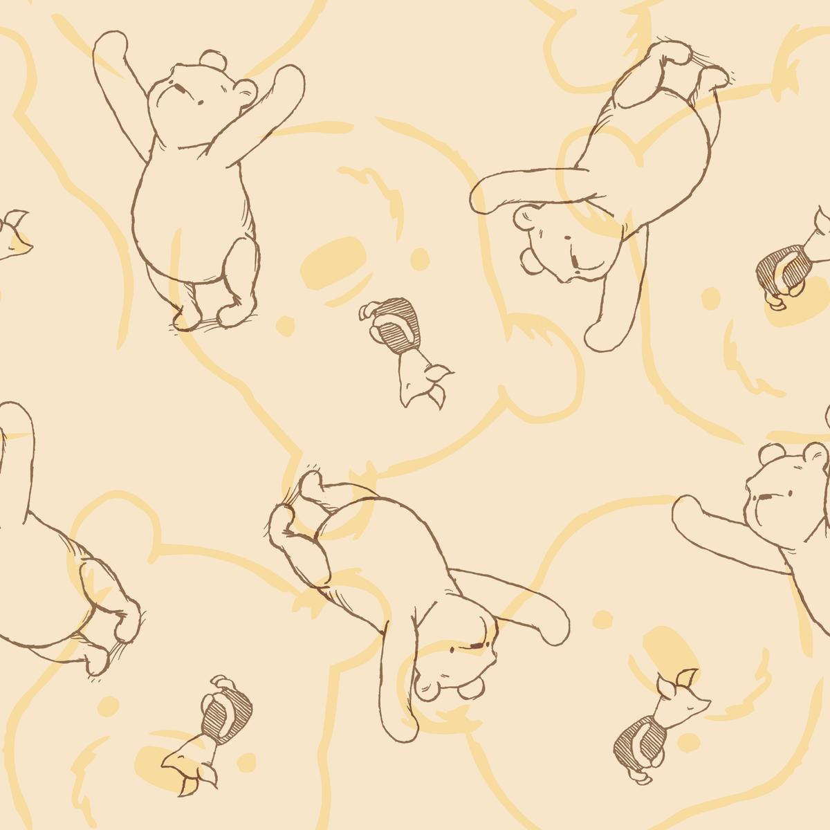 Disney Winnie the Pooh Honey Daydream Fabric