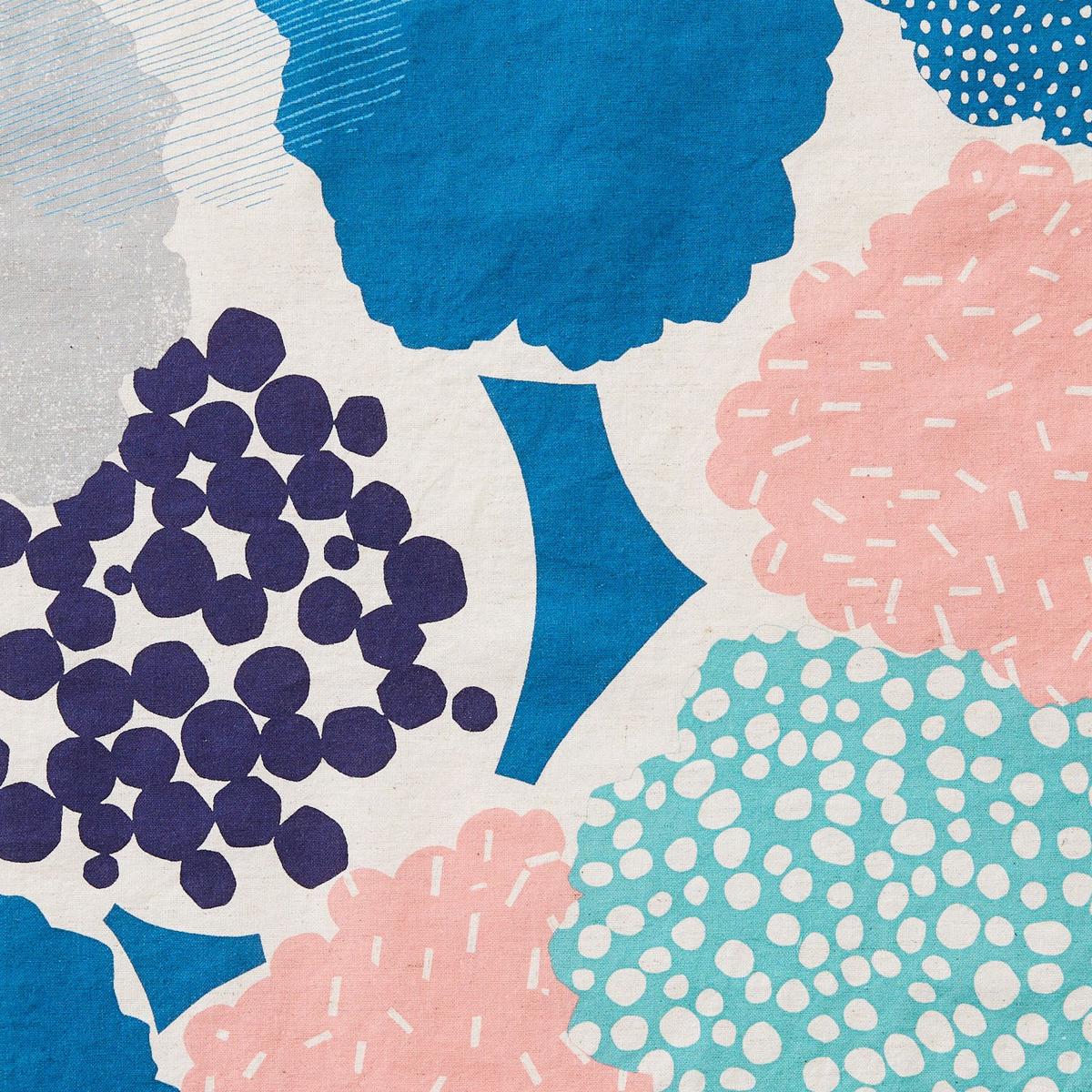 echino Bright Cotton Linen Sheeting - Blue x Pink EKX-98130-30