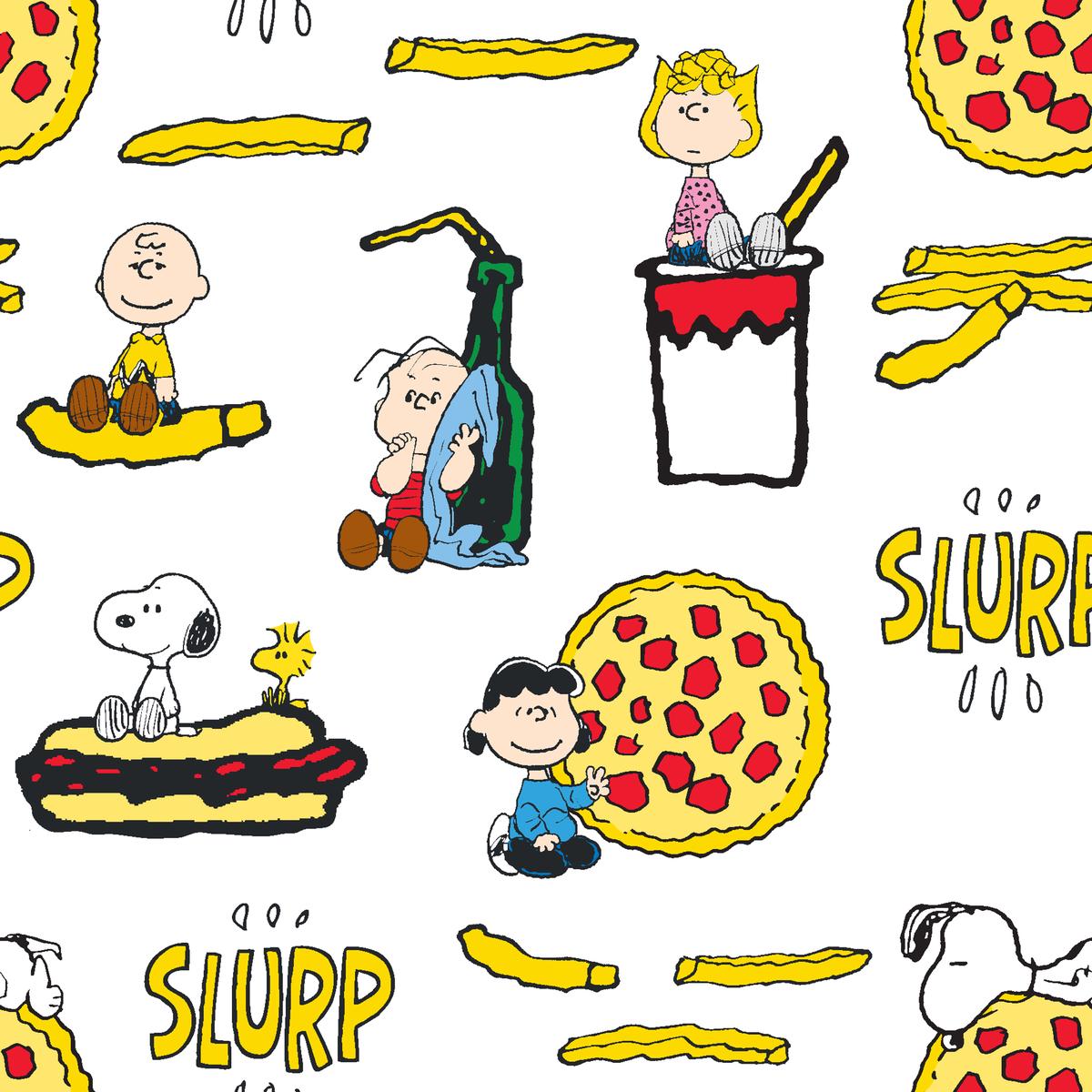 Peanuts Charlie Brown & Friends Diner Days Fabric