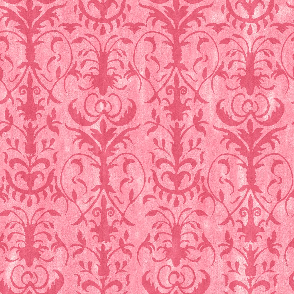 Susan Winget - Regal Whisper - Pink Damask Fabric