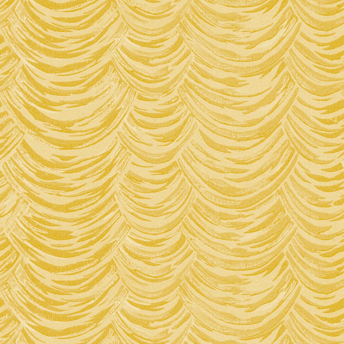 Festoon on Yellow Fabric