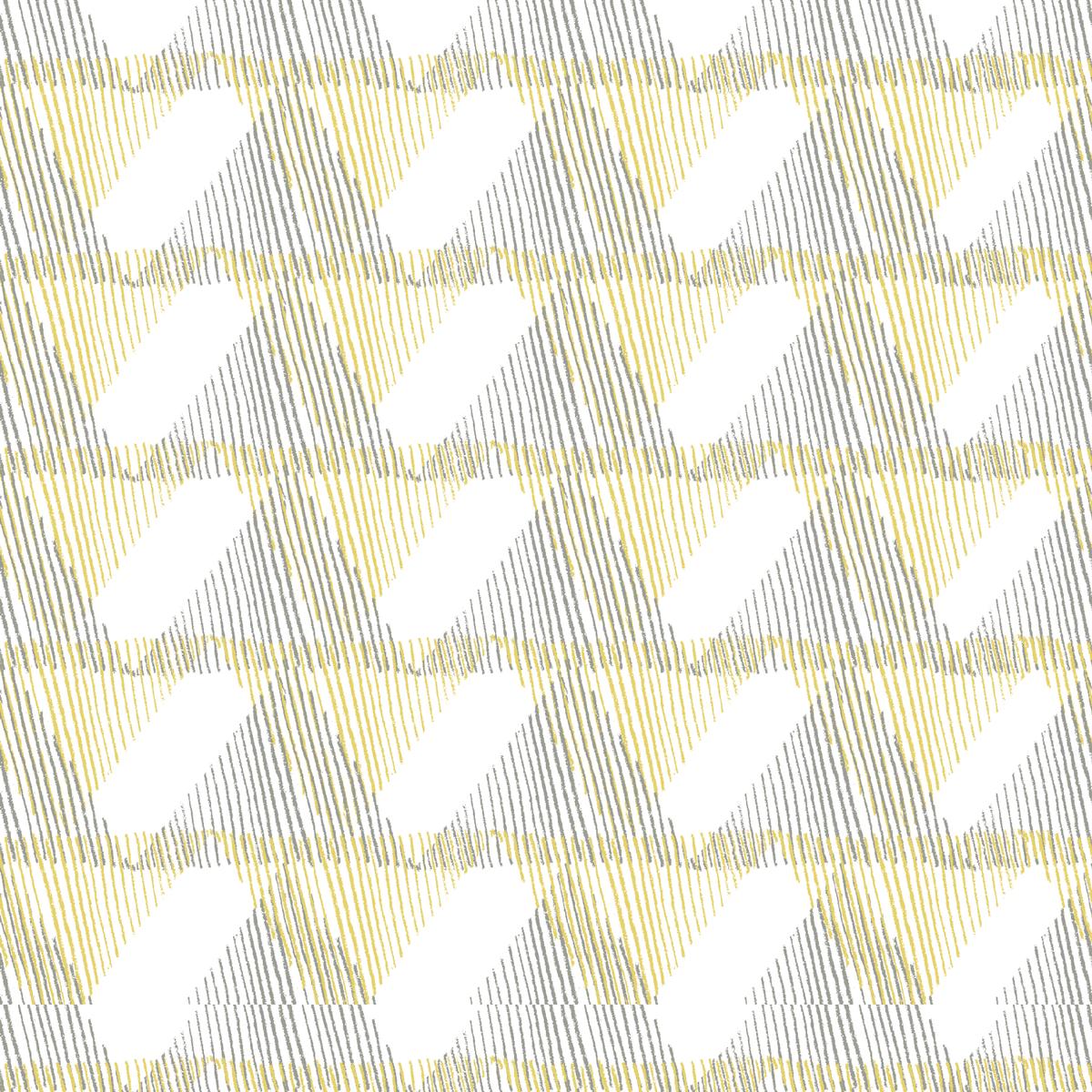 Modern Gold & Gray Geometric Fabric