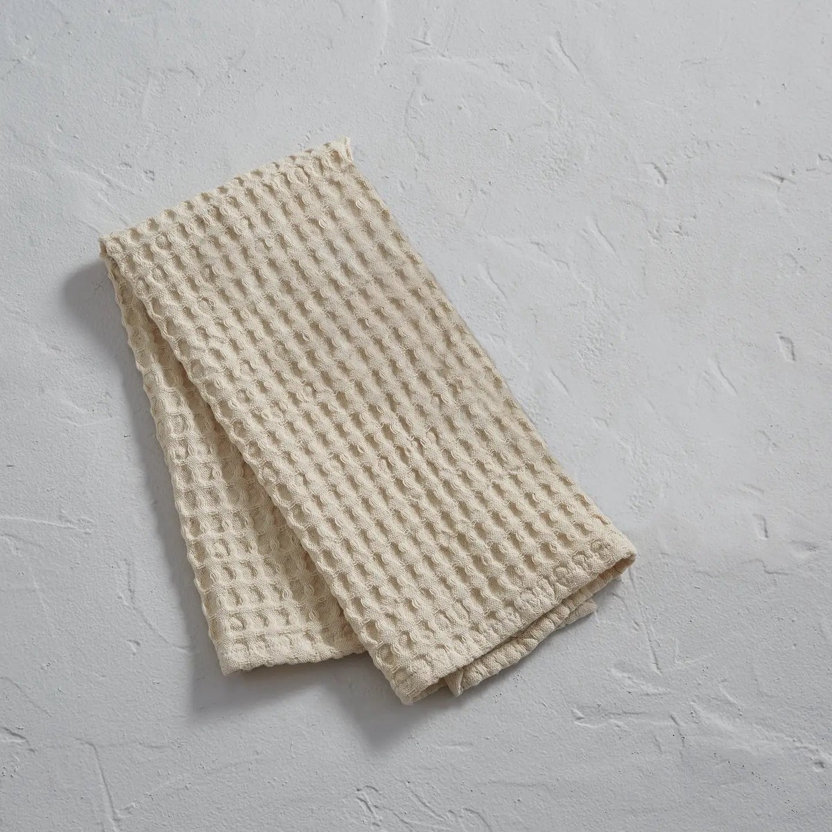 Waffle Weave Towel - Pebble