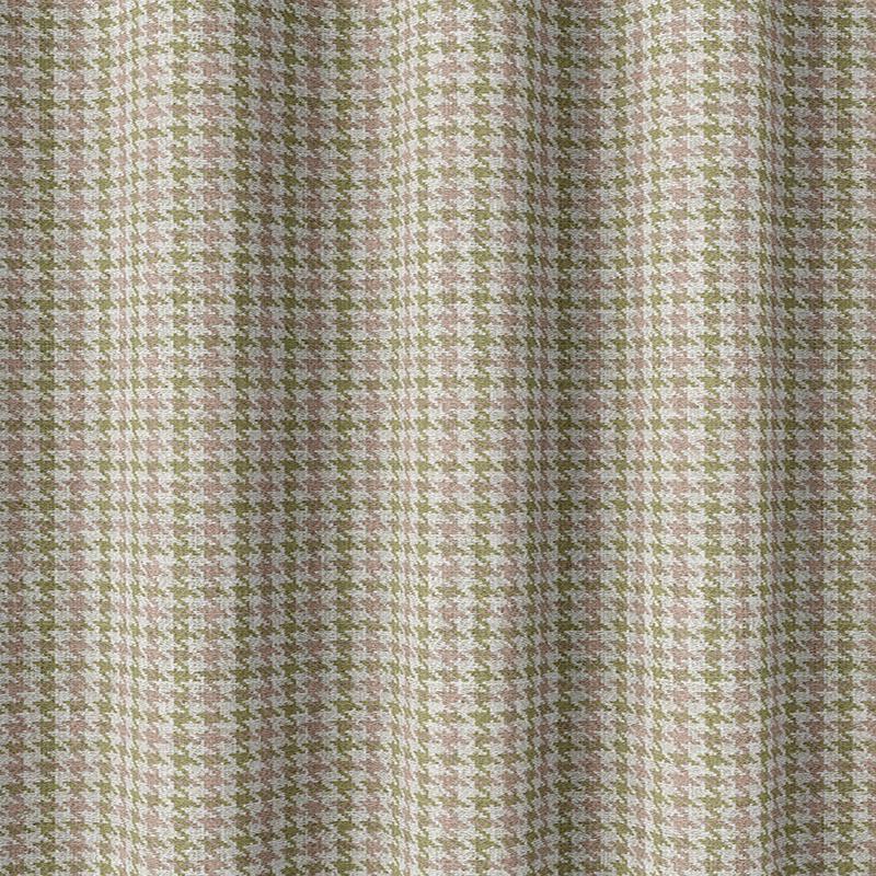‘Herbland’ Fabric by the Metre (Green & Pink)