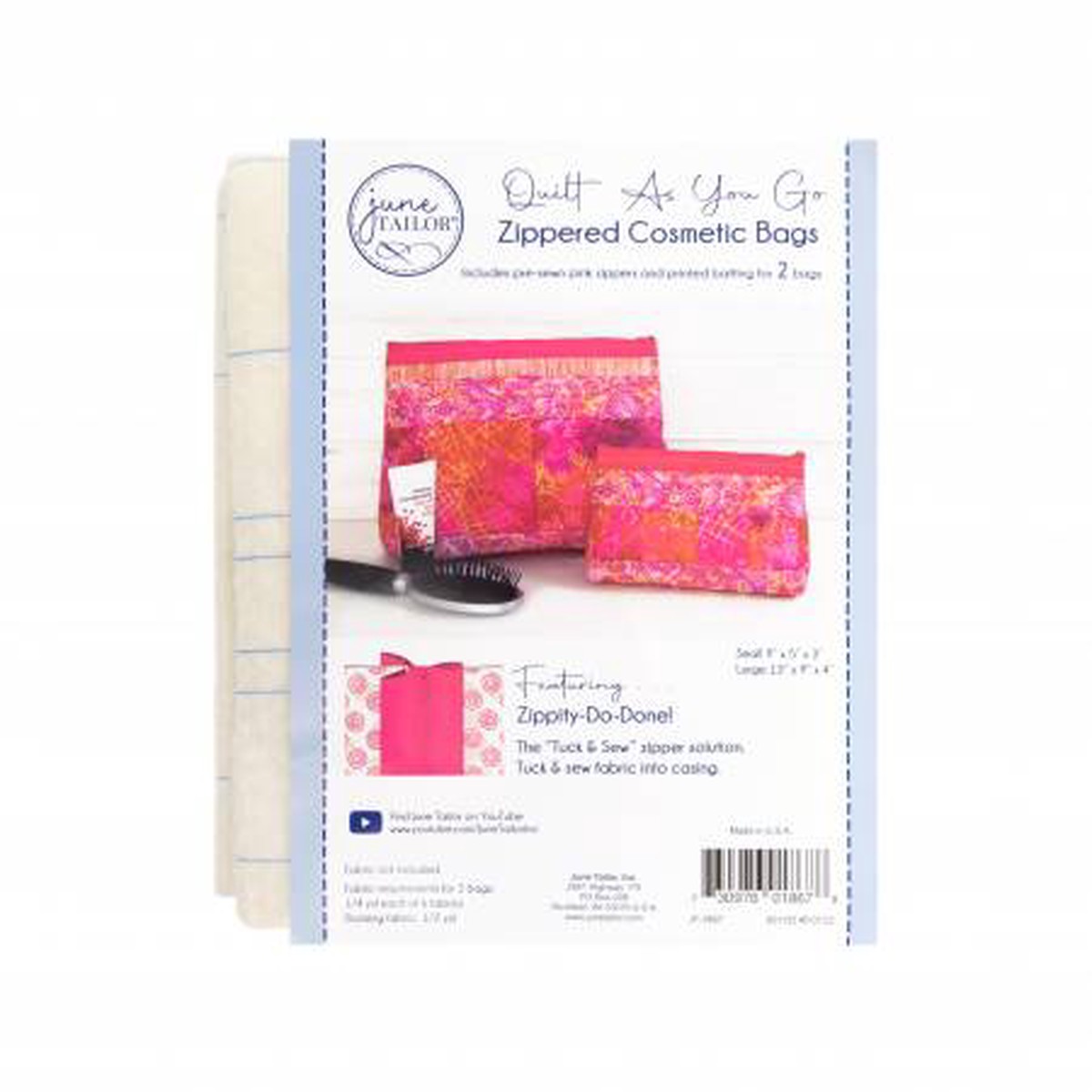 Zippity Do Done Cosmetic Bags Pink Zip