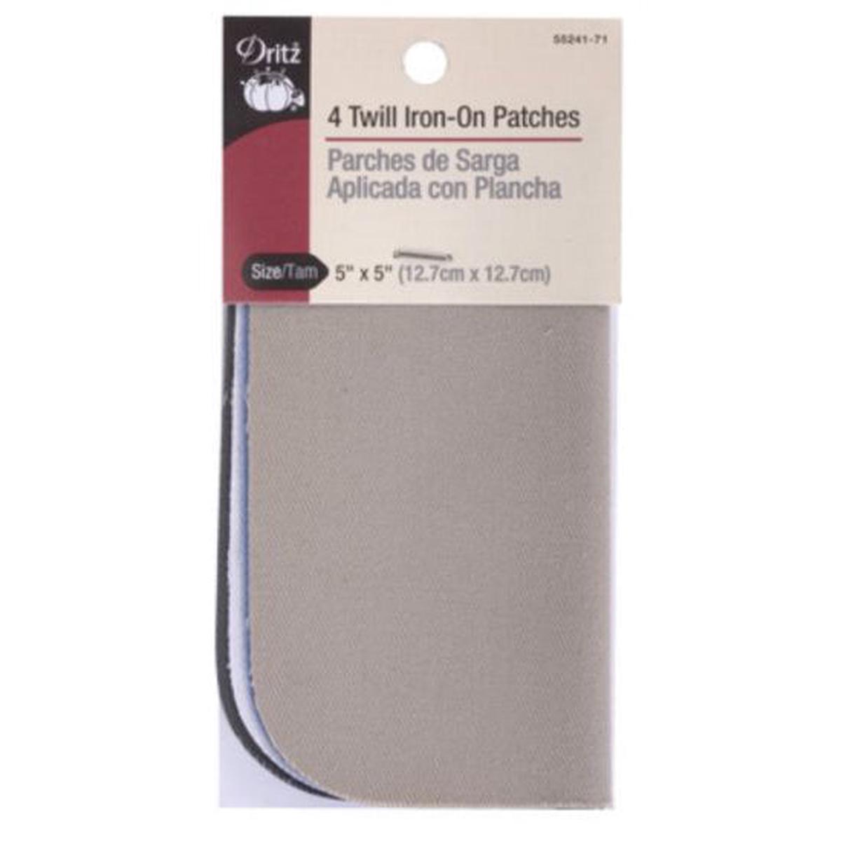 Iron-On Twill Patches Light 55241-71