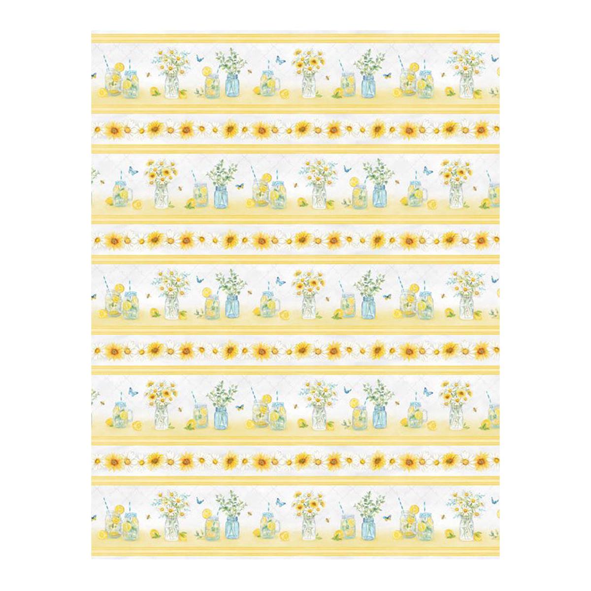 Zest for Life Collection Repeating Stripes Cotton Fabric 19152-594