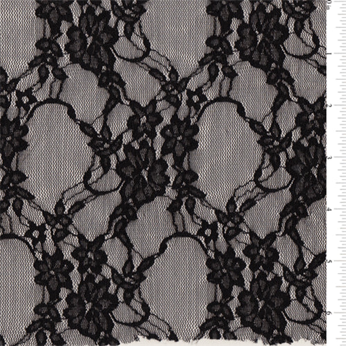 15 YD Bolt-Black Stretch Lace Fabric