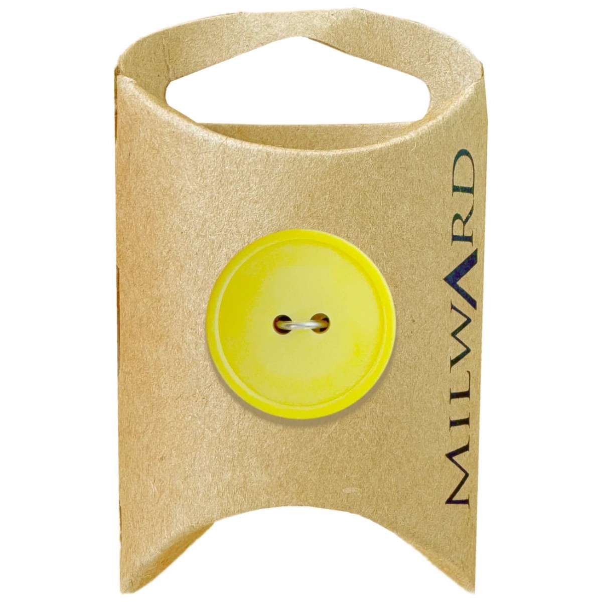 Yellow 23mm (36L) Nylon 2-Hole Basic Button