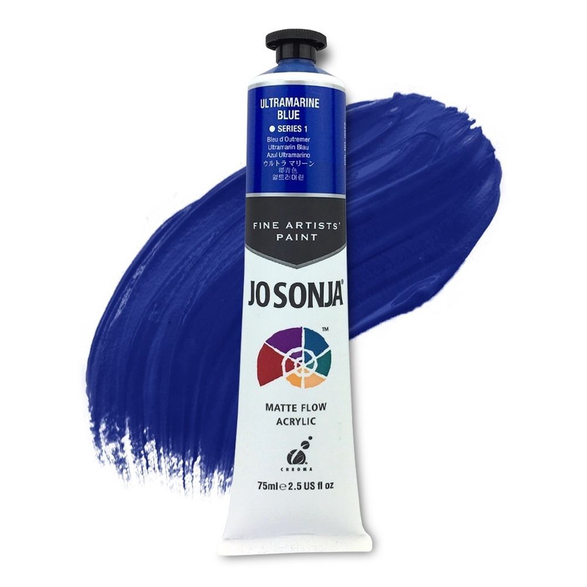 xx ULTRAMARINE BLUE JoSonja Matte Flow Acrylic Paint 75ml S1