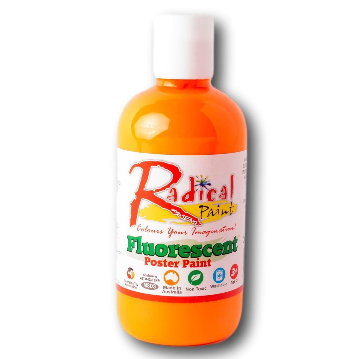 xx Radical Fluoro Poster Paint Orange 250ml