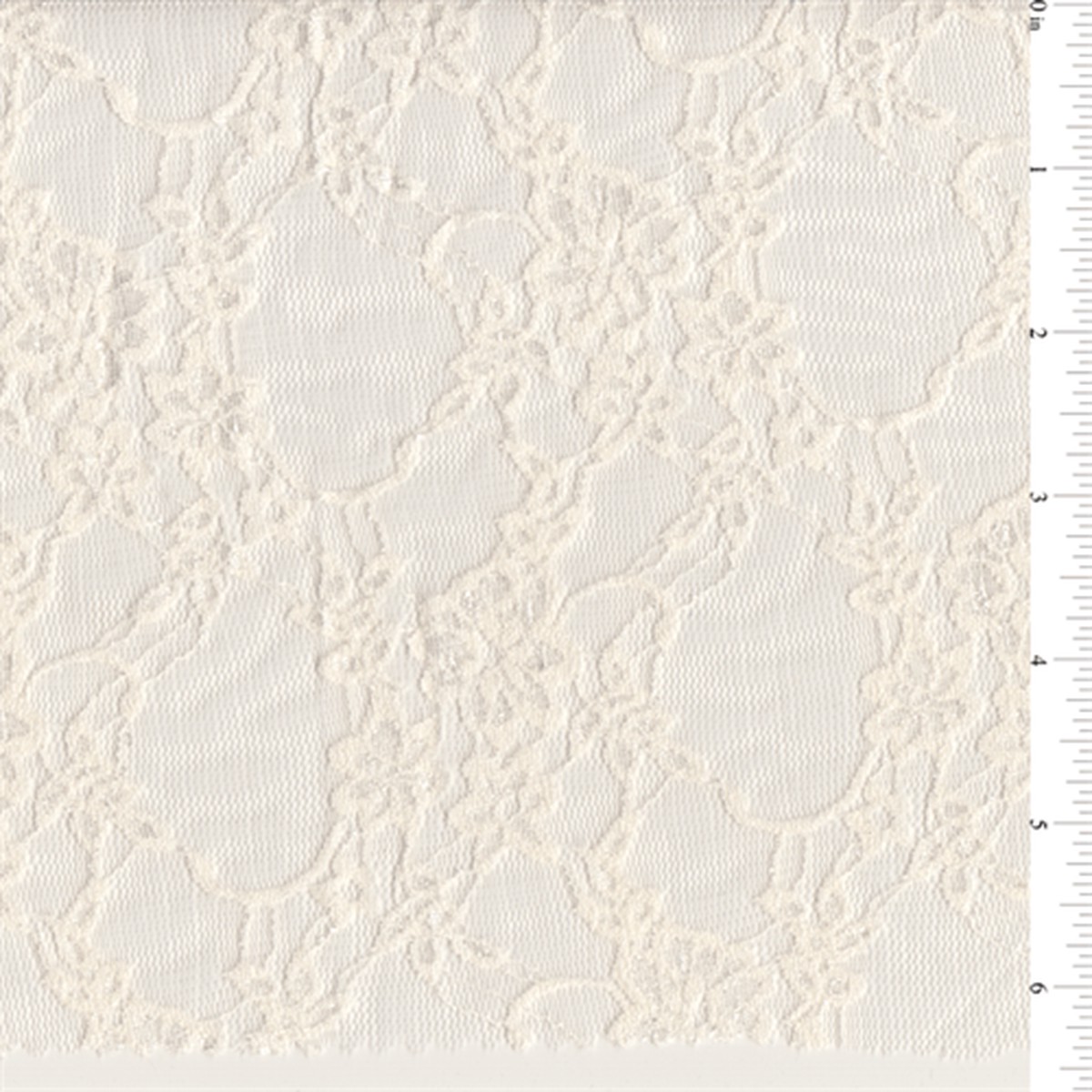 15 YD Bolt-Ivory Stretch Lace Fabric