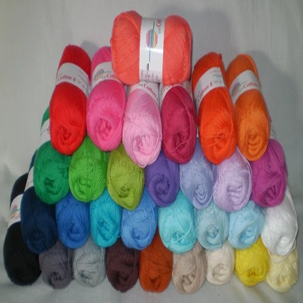 (39/kg) 50 gr cotton 8 by G-B soft, thin 100% cotton color choice
