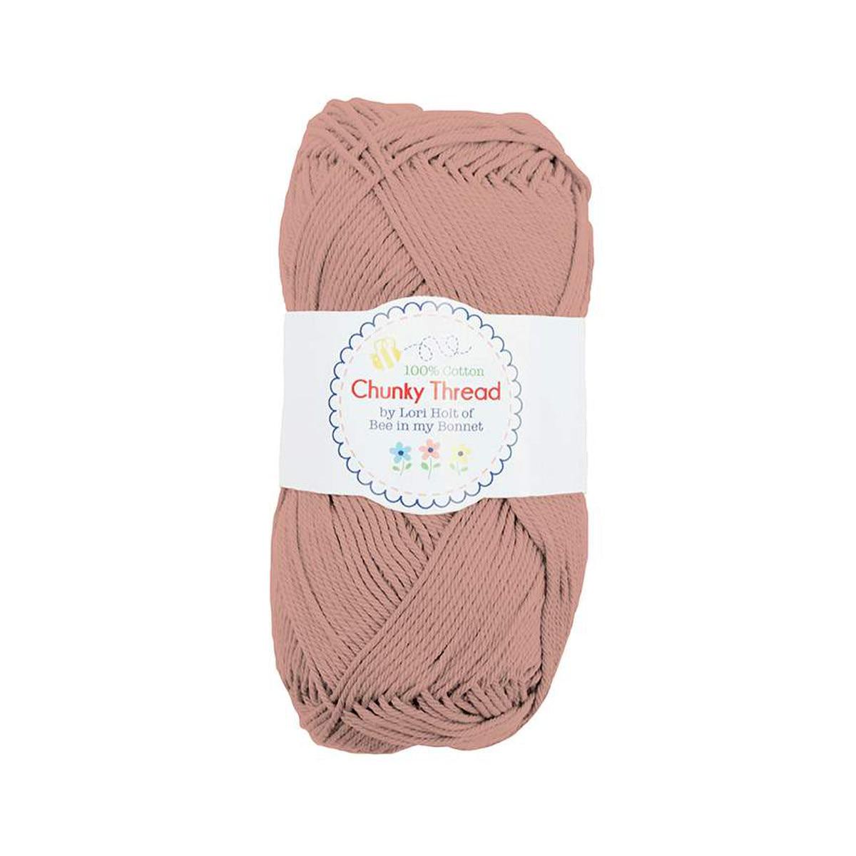 SALE Lori Holt Chunky Thread STCT-39788 Blush - Riley Blake - 100% Cotton Sport Weight Yarn - 50 Grams - Approx 140 Yards/128 Meters