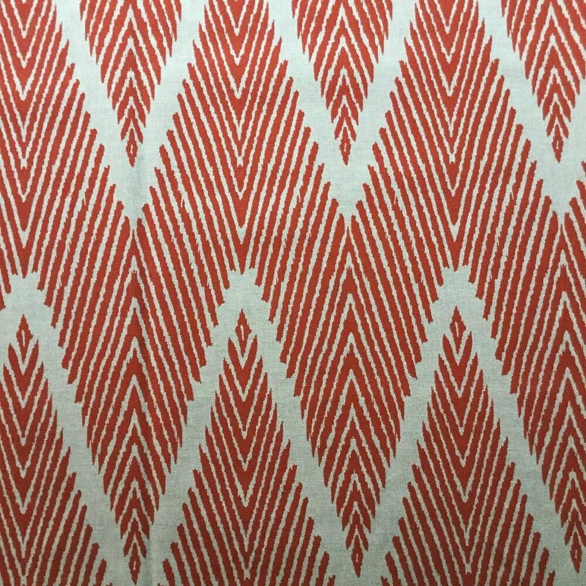 Zebra Striped Chevron in Orange | Upholstery / Drapery Fabric | 54″ W | BTY