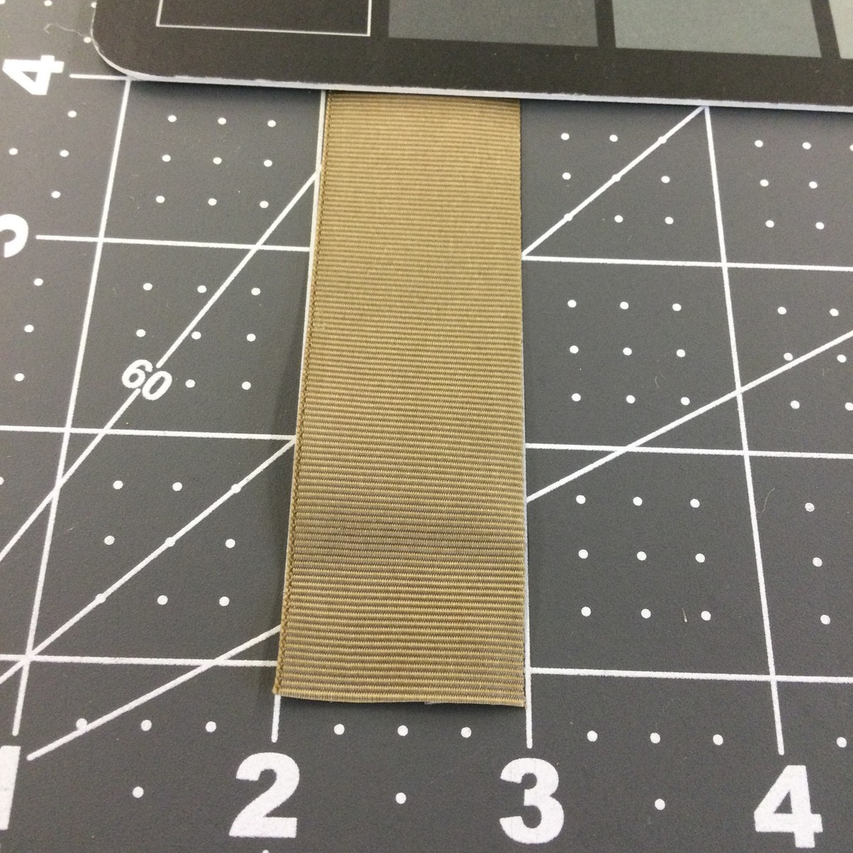 1″ Tan Nylon Grosgrain Ribbon / Webbing | Milspec