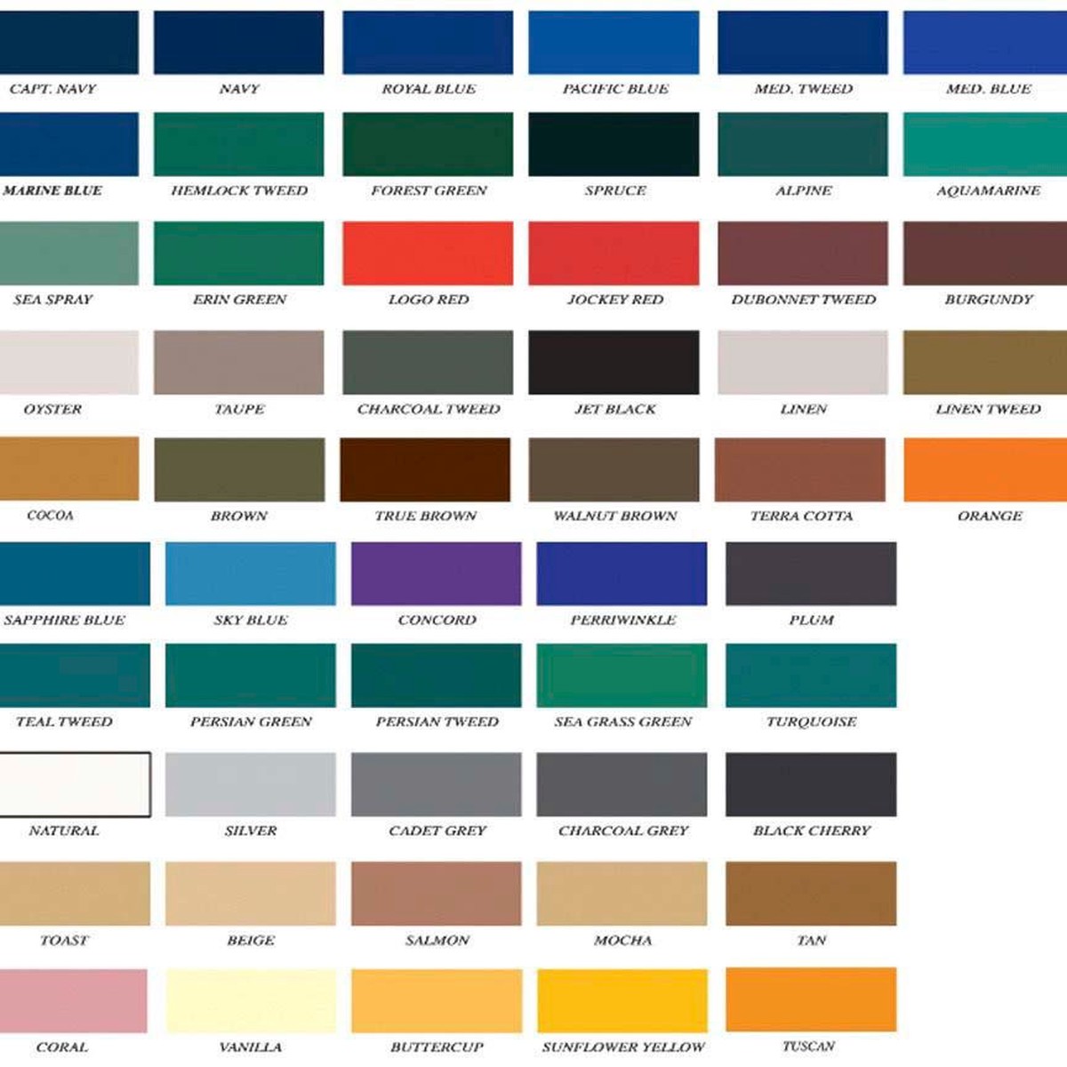 1.33 Yard Piece of Parchment Sunbrella Awning & Marine Fabric 60″ 6083-0000 –
