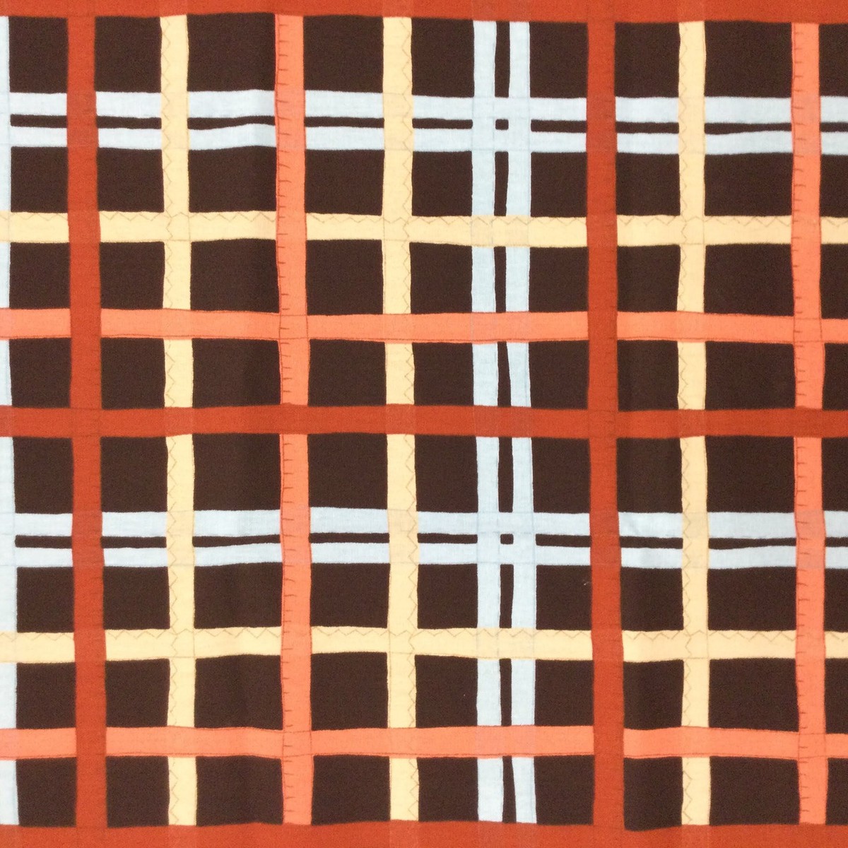 “Spiroplaid” Premier Prints | Drawn Plaid in Black / Red / Blue | Home Decor / Drapery Fabric | 54″ Wide | By the Yard