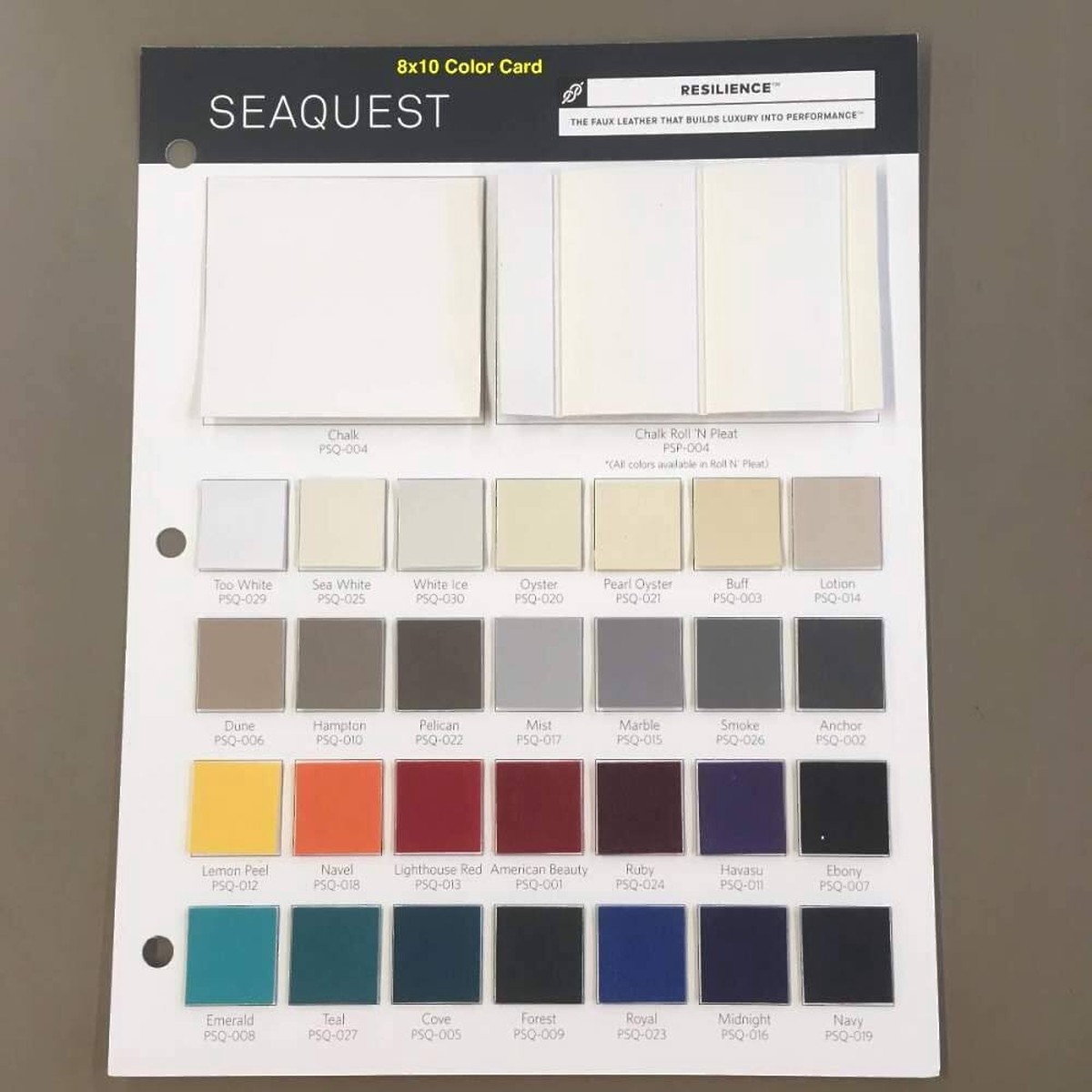 0.75 Yard Piece of SEAQUEST Buff Light Tan Marine & Automotive Vinyl Fabric | 54Inch | PSQ-003 | By The Yard | High UV Stability