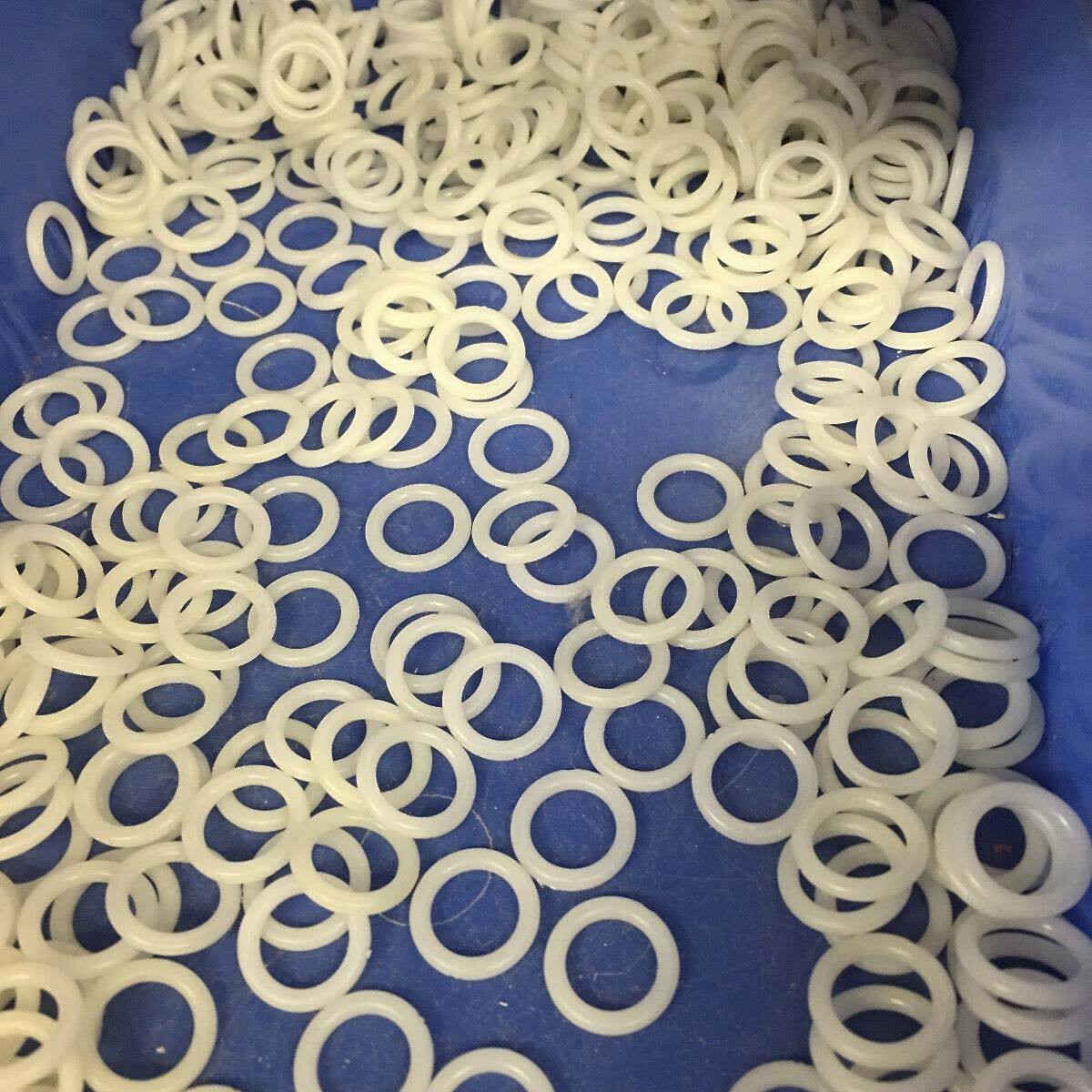 1/2 Inch Plastic Rings White 2014